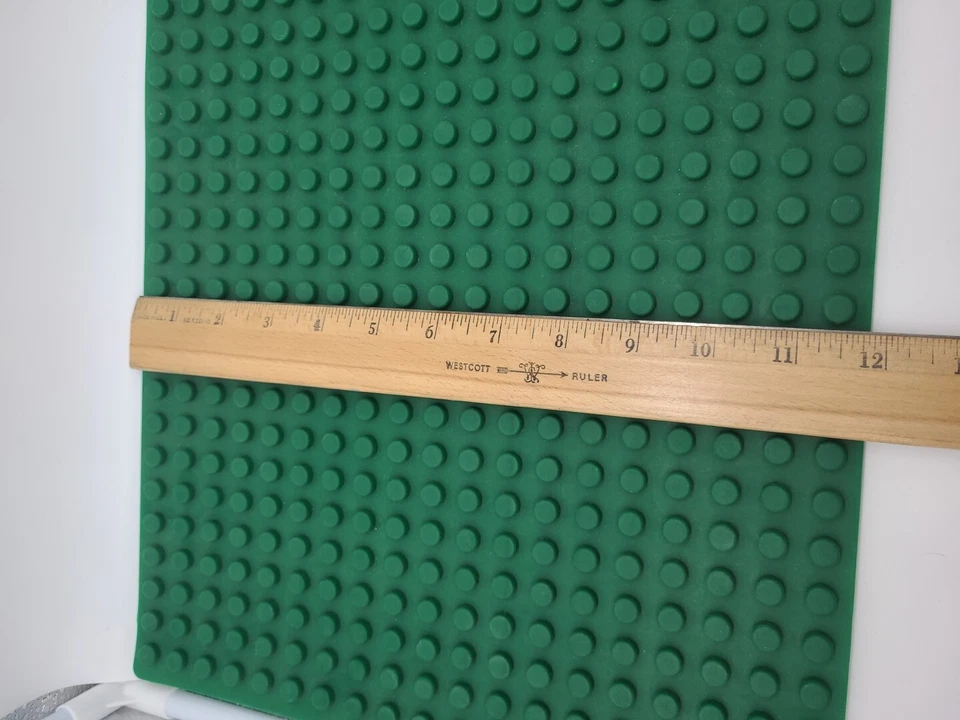 Portable Building Brick 2-Sided plate Play Mat building Blocks silicone 19x25 - Image 3 of 4