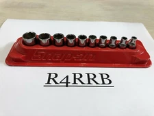 Snap-on Tools USA NEW 1/4" Drive SAE Shallow 6 Point Chrome Socket Set 110TMY