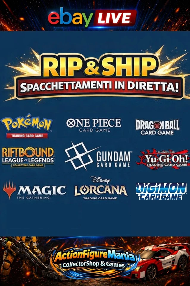 BOX BREAK & RIP&SHIP! POKEMON ONE PIECE YUGIOH!