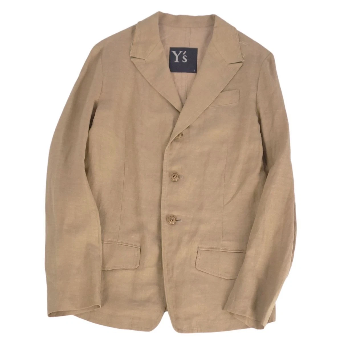 ジャケット・アウター Y's Yohji Yamamoto Linen Tailored Jacket Y's yohji yamamoto linen jacket with unique design | Grailed