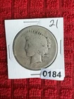 1921 Peace Dollar $1 Silver Coin Circulated Business Strike Uncertified