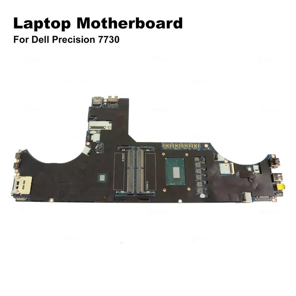 Dell Precision 7730 Motherboard Intel E-2176M 6-Core CPU 2.7GHz LA-F601P H127X - Image 3 of 4