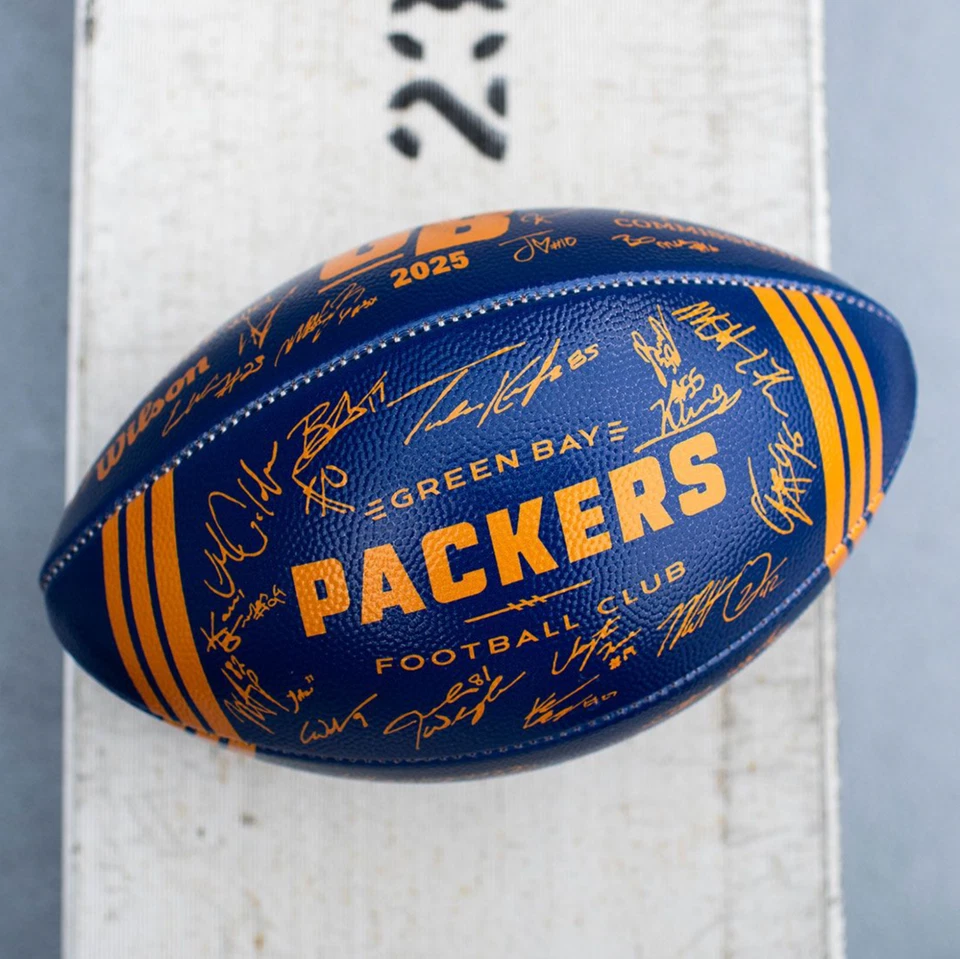 Auténtico Fútbol Autógrafo Equipo Packers 2025 - NUEVO Foto 3 de 4