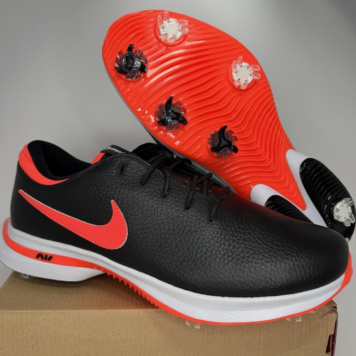 Nike Air Zoom Victory Tour 3 Golf Shoes Black Crimson Men's Sizes