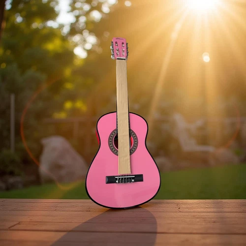 TIGER Konzertgitarren-Set, 1/4 Größe, Rosa