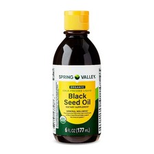Organic Cold-Pressed Black Seed Oil Dietary Supplement Liquid 6 fl oz