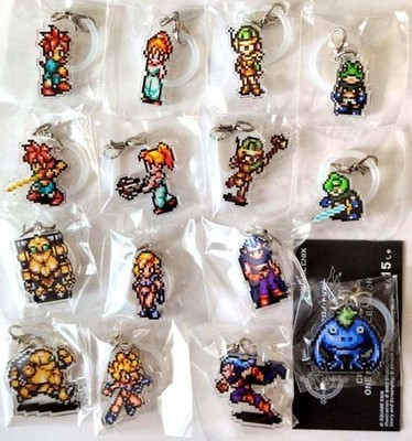 Chrono Trigger Keychain Complete Set OF 15 Square Enix Capsule Toy