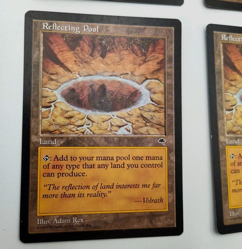 ✅🪄🕳️⭕Set Of 4 MTG Reflecting Pool #322 Tempest 1997 MAGIC THE GATHERING📸SEE📸 - Picture 20 of 24