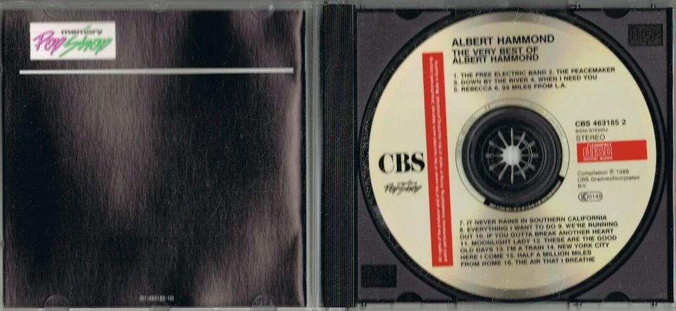 CD - Albert HAMMOND - THE VERY BEST OF - austrian Press - Bild 2 von 3