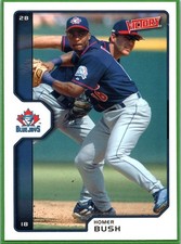 Homer Bush #37 Baseball Cards 2002 Upper Deck Victory NM-Mint