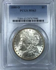 1888-O Morgan Dollar MS63 PCGS Blue Label Silver $1 Coin