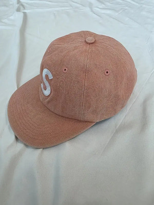 Supreme Pigment Coated S Logo 6-panel pink | eBay