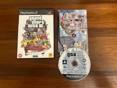 Ps2 Playstation 2 Grand Theft Auto 3 Die Disc ist Perfekt Keine Spuren