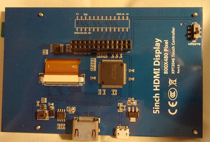 5 Inch Raspberry Pi HDMI Touchscreen Monitor (800 x 480 Pixels) + DVD - Boxed