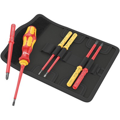 Wera Werk - Werkzeugset Kraftform Kompakt VDE 7 05006600001 Tool Finder,7-teili
