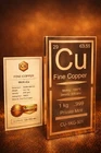 1 Kg .999 Fine Pure Copper Bar – Solid Premium Cu Design