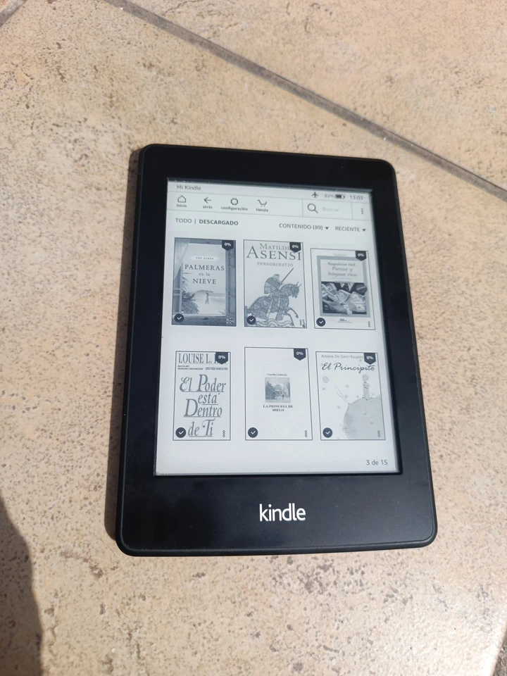 Amazon Kindle Paperwhite 6gen 6" - 2GB - Wi-Fi Luz eBook - Negro - Imagen 2 de 4
