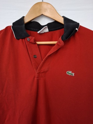 Rotes Lacoste Herren T-Shirt Gr. XL - Bild 2 von 6