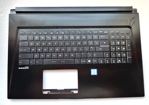MSI Stealth Pro GS73VR 7RF Palmrest UK Backlit Keyboard Top Case MS-17B3