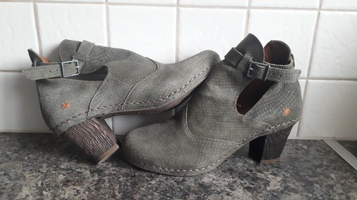 ART COMPANY SHOES- OLIVE GREEN - LEATHER BOA - GREAT CONDITION - UK5/EU38 - Picture 5 of 10