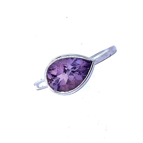 Natural Amethyst Ring 6.5 14k W Gold 1.72 TCW Certified $1,950 221287 - 第 8/10 張圖片