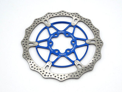 A2Z Teppan Yaki SP5 Floating Brake Disc Rotor 160mm Blue Dots SPV-160TD-4-B3