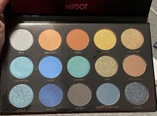 HIPDOT Cenote Pressed Eyeshadow Palette 15 Pan Palette Matte & Shimmer NEW
