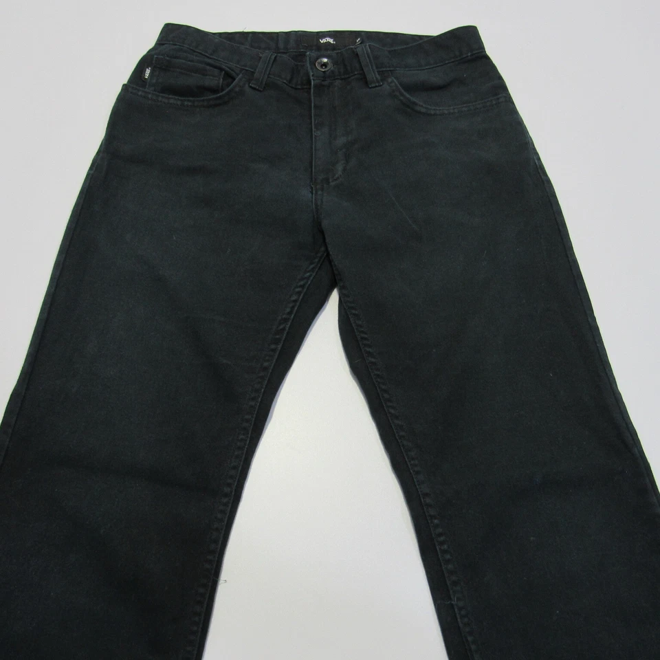 Vans Mens Regular Fit straight leg Stretch Black Jeans W 29 / L30  REF (M17333 - Image 3 of 4