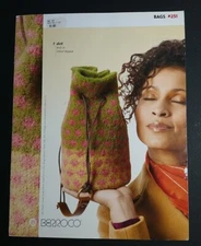 Berroco Bags #251 Knitting Pattern Book -8 Knit & Felt Designs Purses Totes Bags