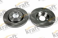 2X Kraft 6046520 Bremsscheibe FüR Audi Seat Skoda VW