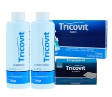 Tricovit Forte Shampoo + Conditioner + 5 pack lotion + Tablets