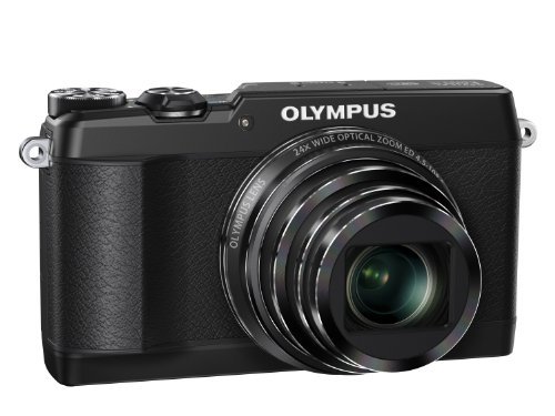 OLYMPUS Digital Camera STYLUS SH-1 F/6.9 Black 16 MP 24X 48X Zoom - Picture 2 of 6