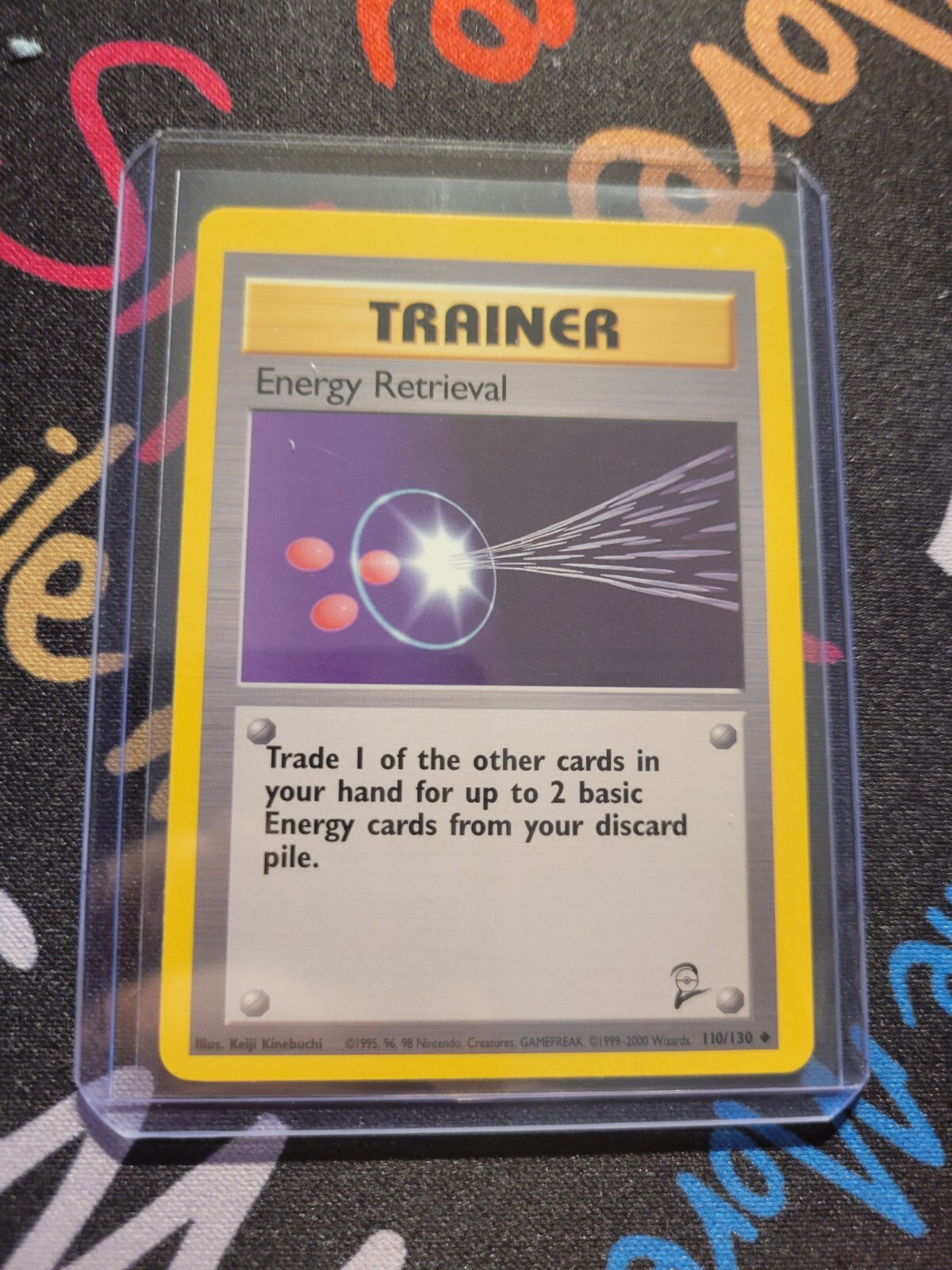 Energy Retrieval 110/130 - VINTAGE WOTC POKEMON CARD - BASE SET 2