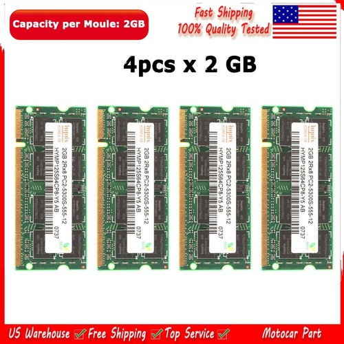 1 GB (2 X 512 MB ) HYNIX DDR2 SO-DIMM Laptop Memory RAM PC2-5300S