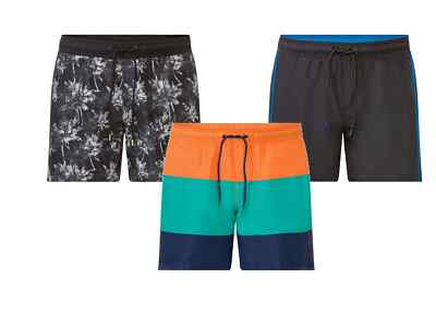 LIVERGY Badeshorts Herren Gummizugbund Kordel Innenhose aus feiner Netz Qualität
