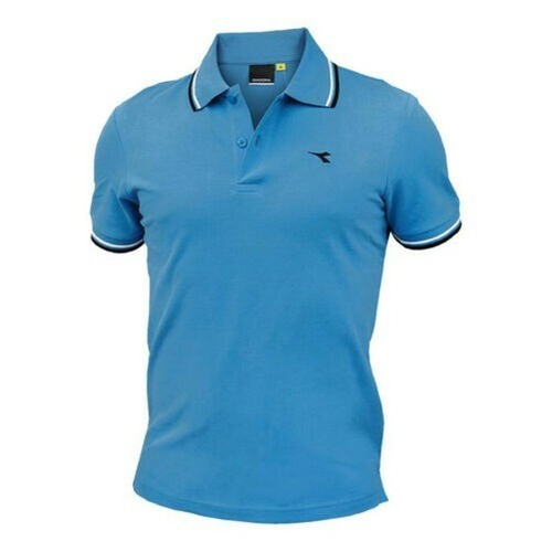 DIADORA Ss Polo de Rayas Ooc Hombre Piquet Algodón Camiseta Regular 102.177175 - Picture 4 of 16