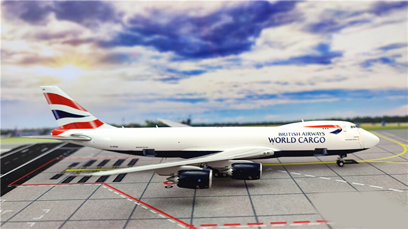 JC Wings 1/400 British Airways World Cargo For Boeing B747