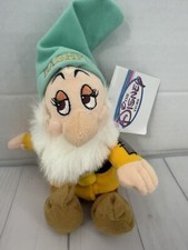 The Disney Store Snow White's Seven Dwarfs Mini Bean Bag Plush Bashful