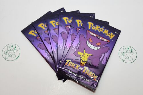 Pokemon Cards Trick or Trade TCG Halloween Booster Bundle 6 Packs New Unopened - Picture 1 of 4