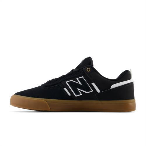 New Balance Numeric Men's Jamie Foy 306 Black White Shoes - Picture 2 of 6