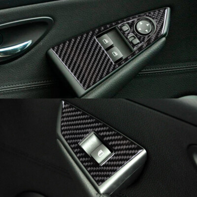 Para BMW Serie 6 650i 645Ci Interruptor De Elevación De Vidrio Fibra De