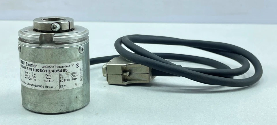 Baumer BMMH 42S1G05C13/405465 Absolute Encoder SSI Interface - Image 3 of 4