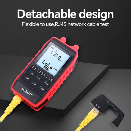 Fiber Tester with Optical Power Meter Network Tester Cable Finder Tracer NF-908 - Afbeelding 5 van 7