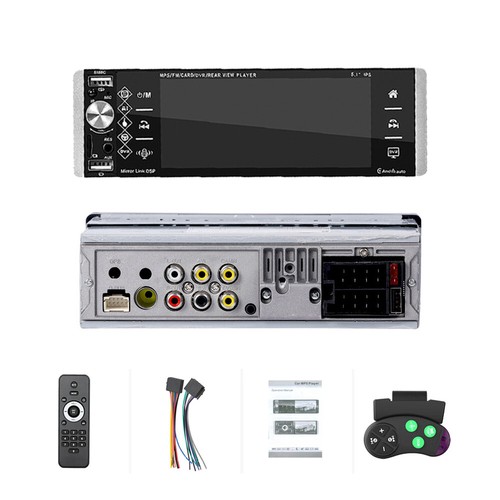 Single 1DIN 5" Carplay/Android Auto Car Stereo Radio Bluetooth IPS Touch Screen - Picture 10 of 16