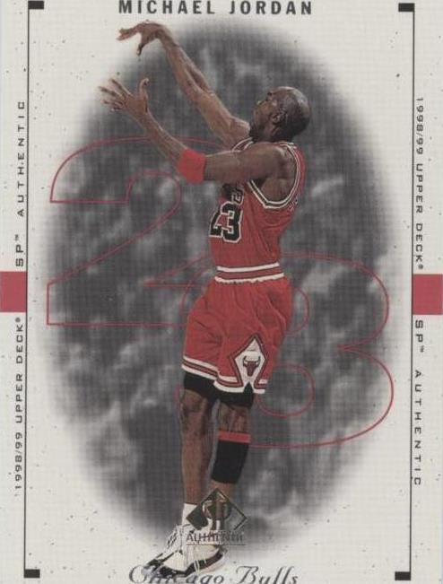 1998-99 SP Authentic - Michael Jordan #9 - 1 of 2