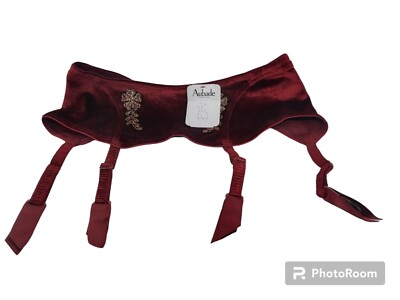 Aubade Taillengurtel Strumpfgurtel Hüftgurt Model Venus 5850 Rot Grösse S