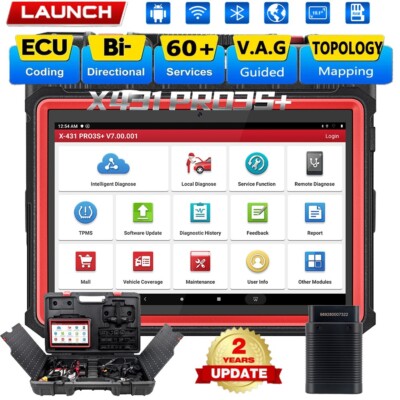 Scanner Diagnostica Auto LAUNCH X431 PRO3S+ - Bluetooth, OBD2, Italiano, 55+ Funzioni - Foto 4