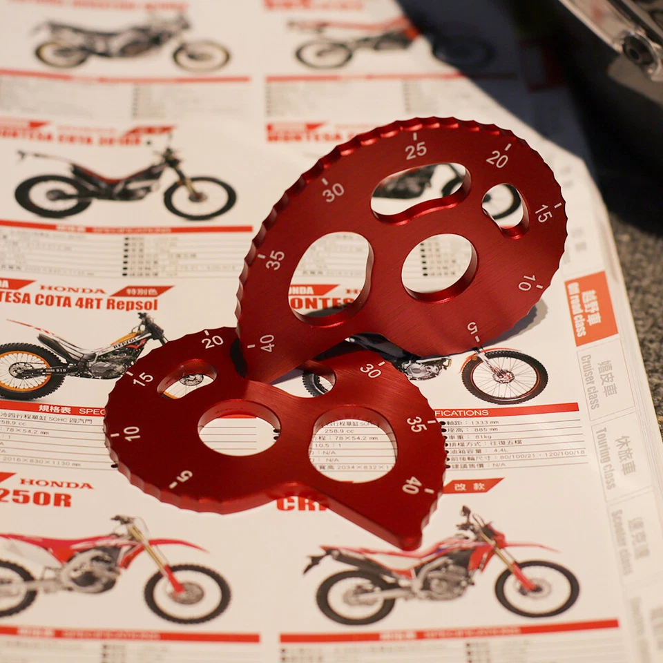 Bloco de eixo ajustador de corrente CNC para Honda CRF250F CRF150F CRF230F CRF230M CRM250AR - Imagem 2 de 4