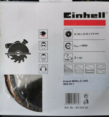 HM Sägeblatt Kreissägenblatt 185x20x2,8 60Z