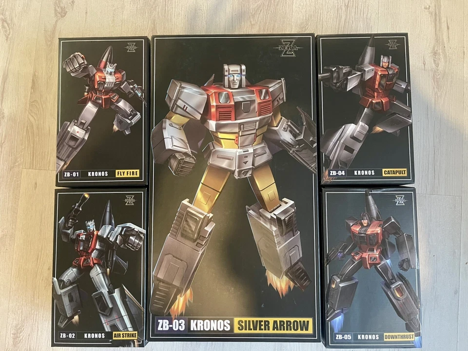 Zeta Toys Zb6 Full Set Superion Set of 5 MP Scale Transformers - Immagine 2 di 4